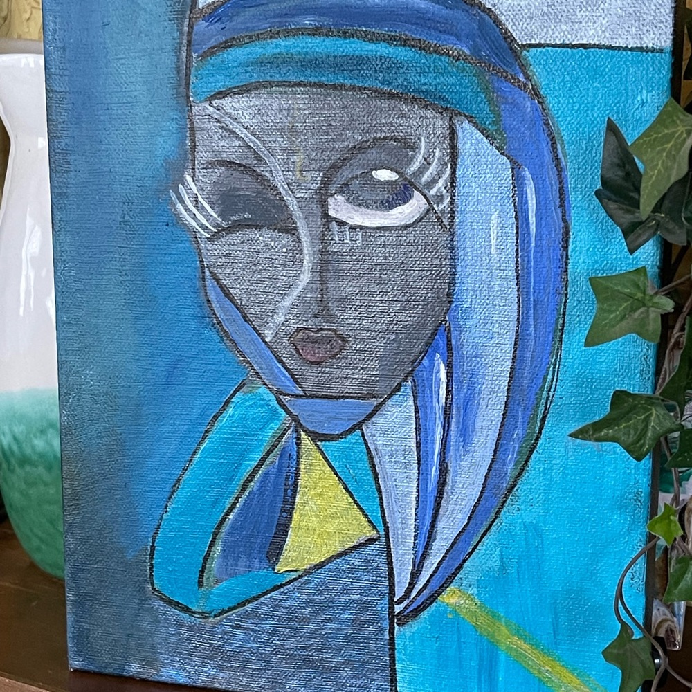 Acrylic Painting on 1 1/2”  Canvas